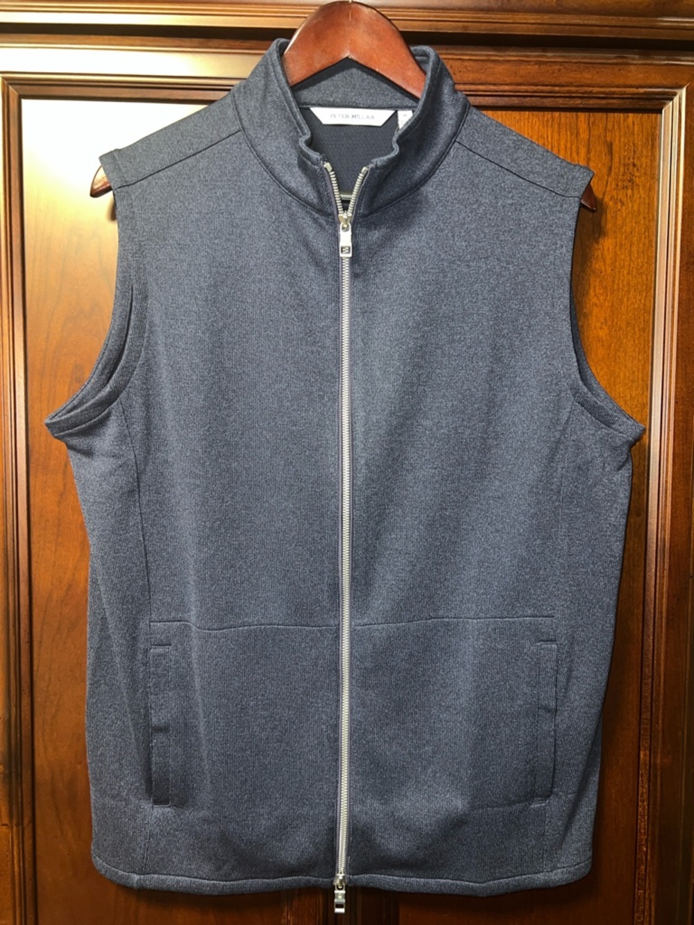 Brand New Crown Crafted Peter Millar Classic Aqua Mint Green Golf ⛳️ Zip Up Vest
